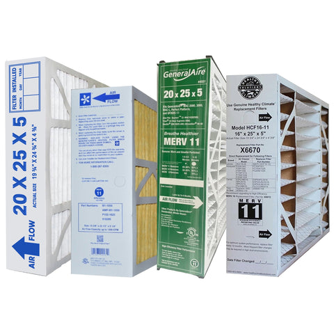 ALL 5" FURNACE FILTERS