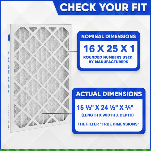 16 In X 25 In X 2 In, MERV 10, Pleated Air Filter - 4YUX7|4YUX7 - Foto 8