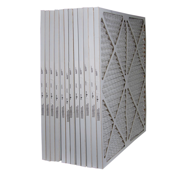 25x25x1 Furnace Filter MERV 8 Pleated Filters. Case of 12