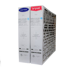 Carrier 20 x 25 x 4 5/16 FILXXCAR0020 Genuine Original Furnace Filter  MERV 8 Rated Actual/Exact Size 19 3/4" x 24 3/4" x 4 5/16". Package of 2.