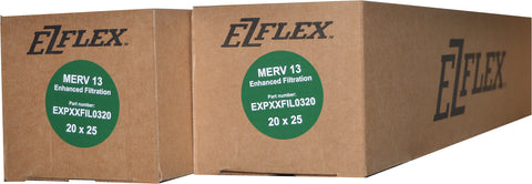 Carrier 20x25x4 5/16 EXPXXFIL0320 Genuine Original Furnace Filter Expandable MERV 13 Rated. Package of 2