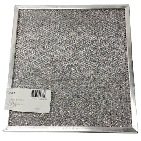 VanEE Part # 00864 HRV Air Exchanger Aluminum Filter - Size : 12-3/4 x 11-1/2 x 3/8 Inches - Sold in singles