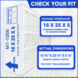 M1-1056 MERV 11 Actual Size 15 3/8" x 25 1/2" x 5 1/4." Fits Carrier Goodman. Case of 3 by Furnace Filters.Ca