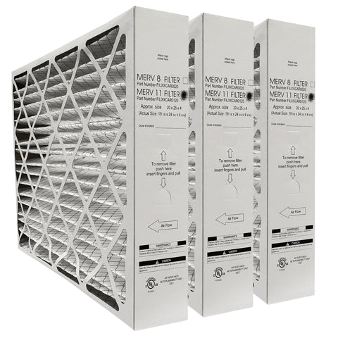 Carrier 20 x 25 x 4 5/16"  FILXXCAR0120 Genuine Original Furnace Filter MERV 11 Rated Actual/Exact Size 19 3/4" x 24 3/4" x 4 5/16". Case of 3
