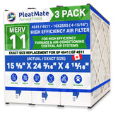 Lennox X0585 MERV 11 20x20x5 Healthy Climate for HCF14-11. Actual Size 20" x 19 3/4" x 4 3/8". Case of 3 Made in Canada by FurnaceFilters.Ca