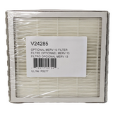 Venmar Part #V24285 HRV Air Exchanger Optional MERV 13 Filter - Actual Size : 9-11/16 x 9 x 1 Inches