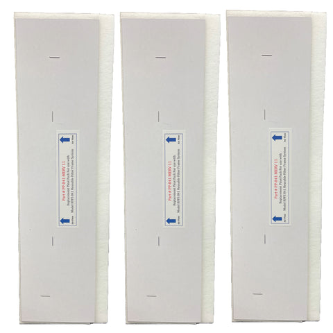 PleatPacks Part # PP-841 MERV 11 - Package of 3, Replacements for MODEL # RFFS 841 Reusable Filter Frame System. Assembled in Canada by FurnaceFilters.Ca