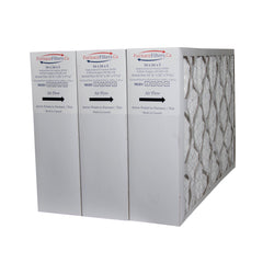 White Rodgers FR1400-100 16x26x5 Actual Size 16 1/4" x 26" x 5" MERV 11. Case of 3 Made in Canada by FurnaceFilters.Ca