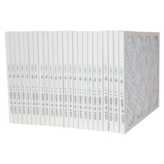 16x25x1 Furnace Filter MERV 6 Pleated Filters. Case of 24