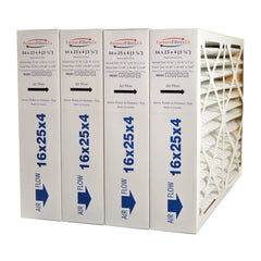 16x25x4 MERV 11 3M Filtrete Size Replacement Filters. Actual Size 15 3/8" x 24 3/8" x 3 5/8." Case of 4 Made by Furnace Filters.Ca