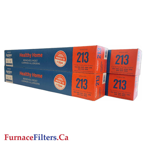 Aprilaire 213 Furnace Filter MERV 13 Replacement Media. Package of 4