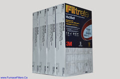 3M Filtrete 16x25x5 Furnace Filter. Case of 4