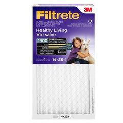 3M Filtrete 14x25x1 Furnace Filter MPR 1500. Case of 6.