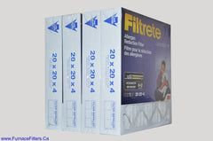 3M Filtrete 20x20x4 Furnace Filter Case of 4.