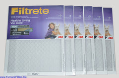 3M Filtrete 20x25x1 Furnace Filter MPR 1500. Case of 6.