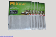 3M Filtrete 20x25x1 Furnace Filter MPR 600. Case of 6