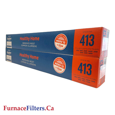 Aprilaire 413 Furnace Filter MERV 13 Replacement Media. Package of 2