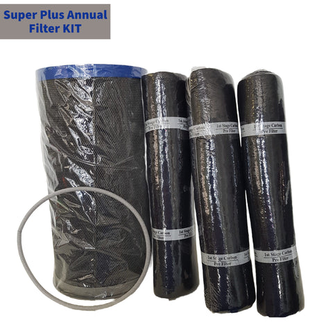 Amaircare 93A16SP02ET 16" Easy Twist Annual Filter Replacement Kit Super Plus. For Amaircare 16" Easy Twist Models 3000E, AWW 350 / 675, 4000 Chem Hepa, 6000V, 7500