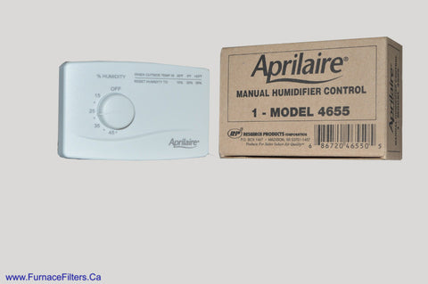 Aprilaire 4655 Manual Humidistat