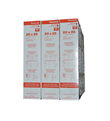 Honeywell 20x25x4 Furnace and A/C Filter. Part # FC100A1037. Actual Size of Filter is 19 15/16" x 24 7/8" x 4 3/8". Package of 3.