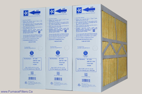 Carrier 16x25 Old/Defective Electronic Air Cleaner to Filter Size 15 3/8" x 25 1/2" x 5 1/4". Case of 3.