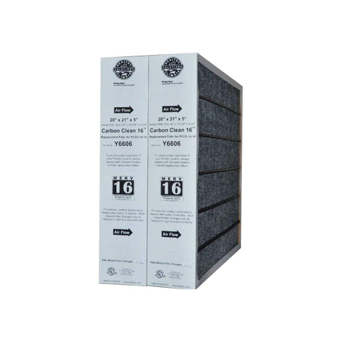 Lennox Y6606 Furnace Filter Healthy Climate PureAir MERV 16 Replacement Filter for Model PCO3-14-16. Package of 2.