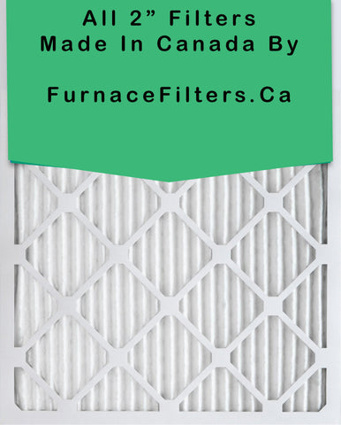 24x30x2 Furnace Filter MERV 8 Custom Sized Pleated Filters. Case of 4