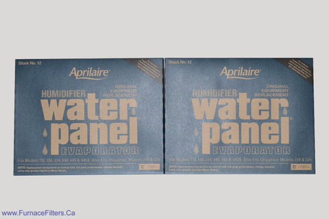 Aprilaire 12 Humidifier Water Panel For Models 112, 136, 224, 440, 445A. Package of 2.