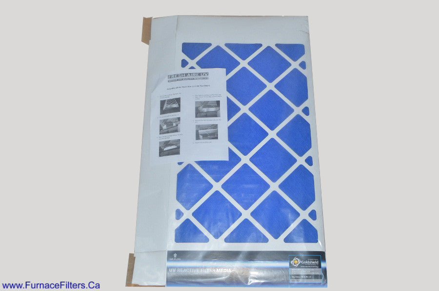 Goldshield 16x25 LS TUVRFM4 FreshAire UV Reactive Filter Media