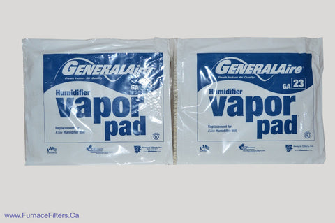 GA23 Humidifier Pad for Generalaire / Reservepro 950, 950X, 1099LHS Humidifiers. Package of 2.