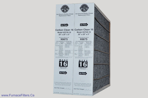 Lennox x6675 carbon clean 20 x 25 x 5 inch merv 16 discount